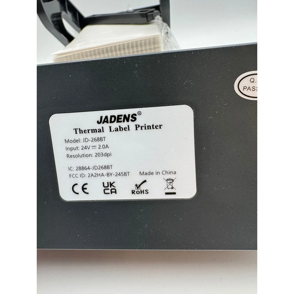 Jadens thermal label